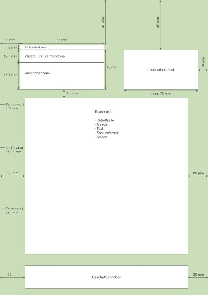 Briefpapier Gestalten Nach Din 5008