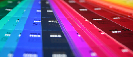 HKS-Farbfächer für Bilderdruckpapier