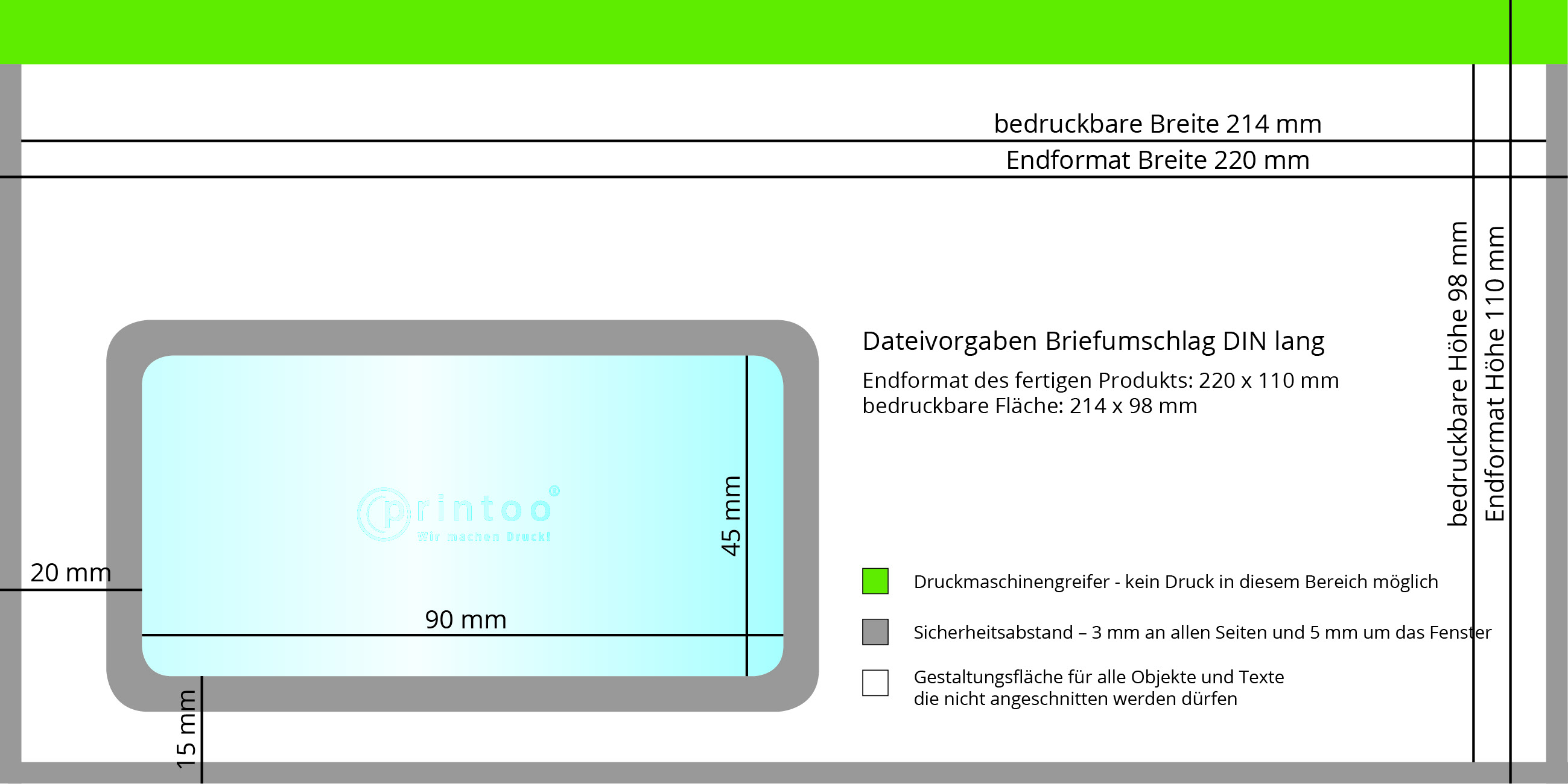 Bestelloptionen Briefumschlag Din Lang Mit Fenster 4 0 Farbig