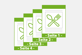 Einlegeblätter für Speisekarten