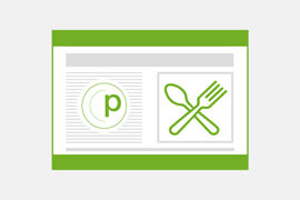 Tischsets als Speisekarten