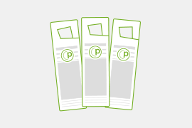 Türanhänger Rautenberg-Lang (85 x 280 mm)