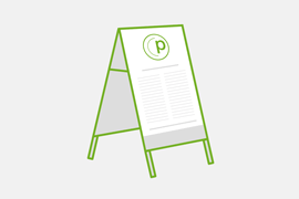 Kundenstopper Kundenstopper Standard, für DIN A1-Plakate