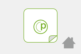 Indoor-Aufkleber Q5 (148 x 148 mm) mit abgerundeten Ecken