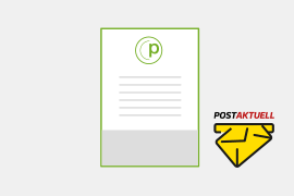 Flyer mit Verteilung