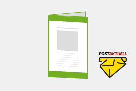 Falzflyer mit Parallelfalz