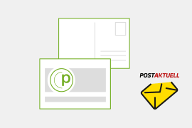 Postkarten mit Verteilung